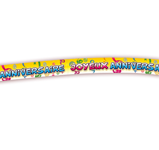 Banderole Joyeux Anniversaire