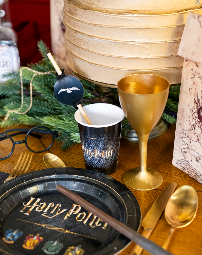 8 Gobelets en carton FSC® Harry Potter™ 210 ml