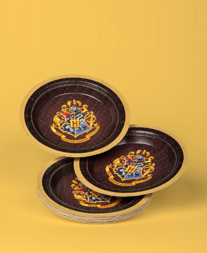 8 Petites assiettes en carton FSC® Harry Potter™ 18 cm