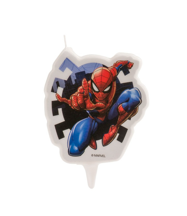 Bougie anniversaire Spiderman™ 7,5 cm