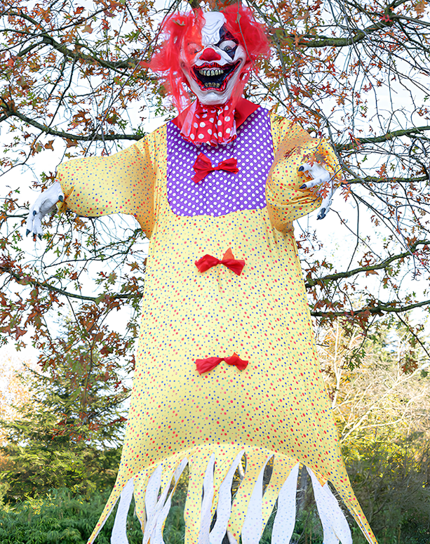 Décoration Halloween Clown Terrifiant Suspendu 350cm