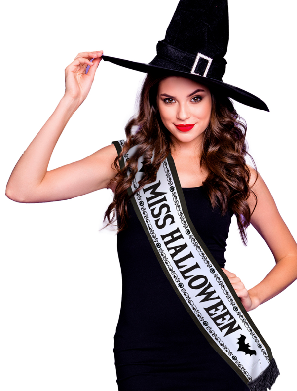 Echarpe Miss Halloween adulte