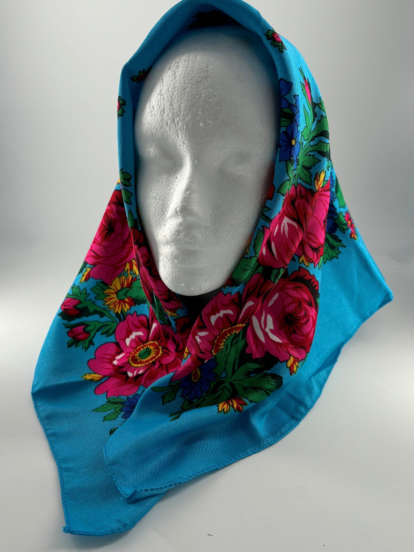 Foulard bleu