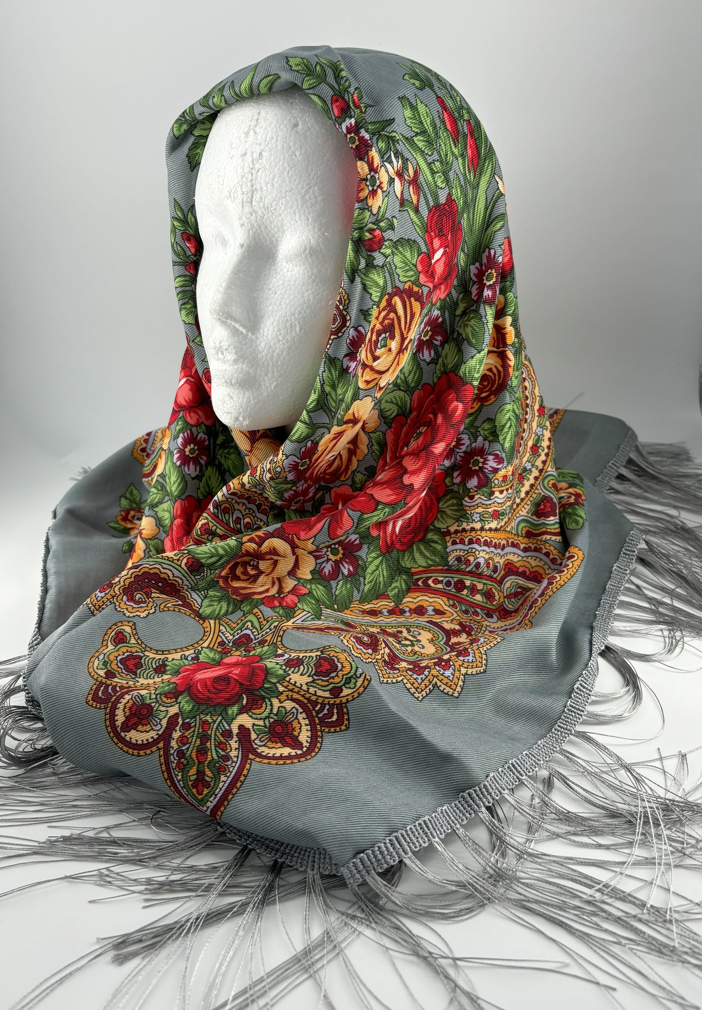 Foulard à franges