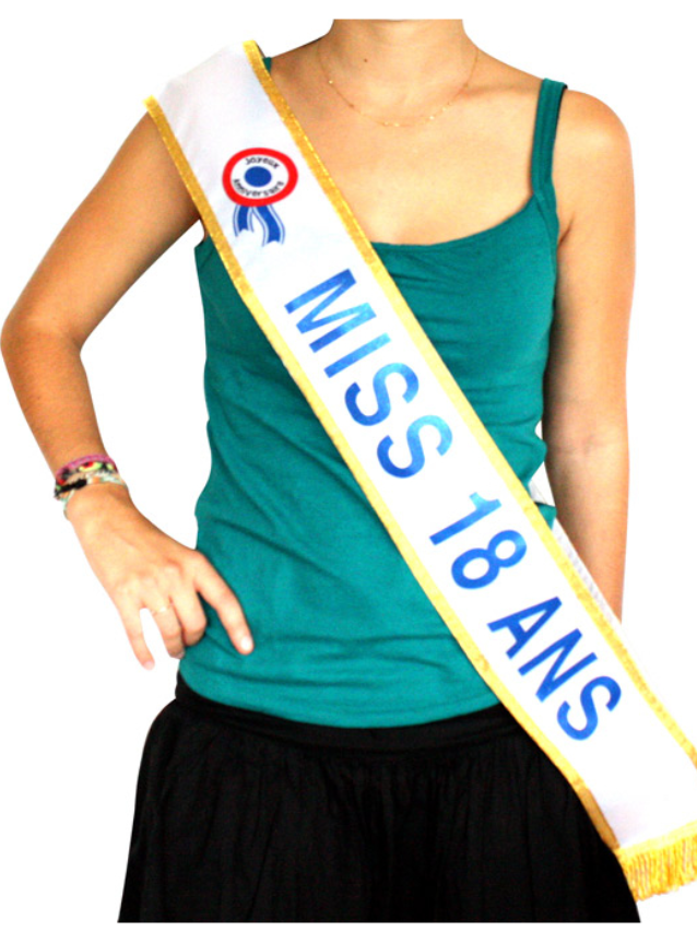 Echarpe Miss 18 ans 184 cm