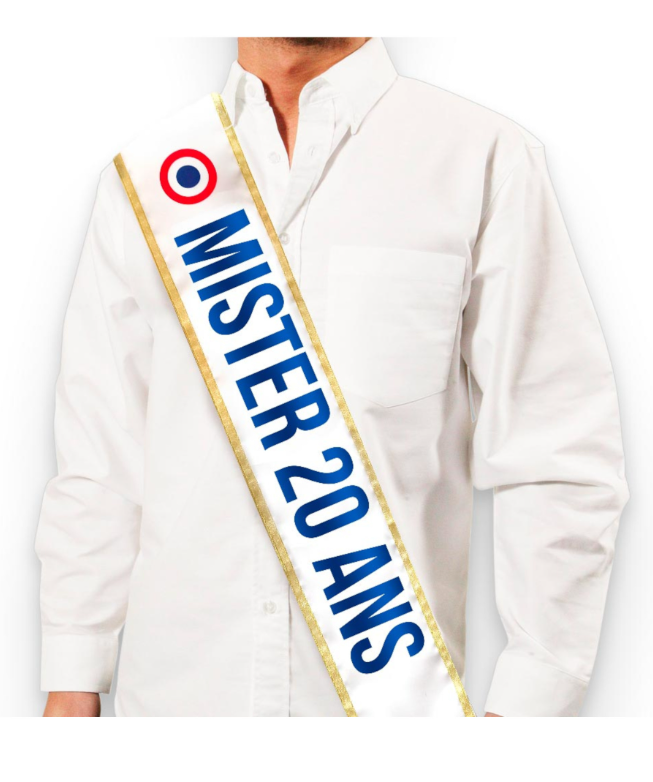 Écharpe tricolore Mister 20 aine