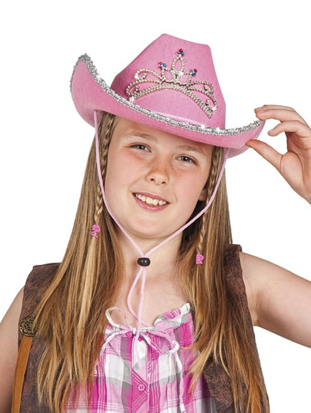 Chapeau cowgirl princesse fille