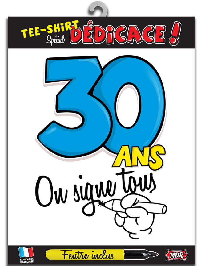 T-shirt Age 30 ans