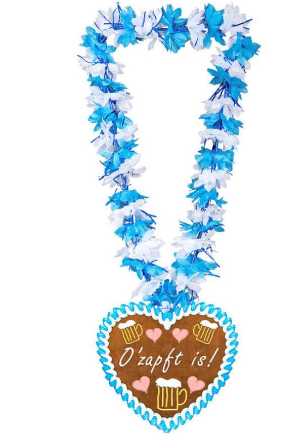 Collier hawaïen fête de la bière