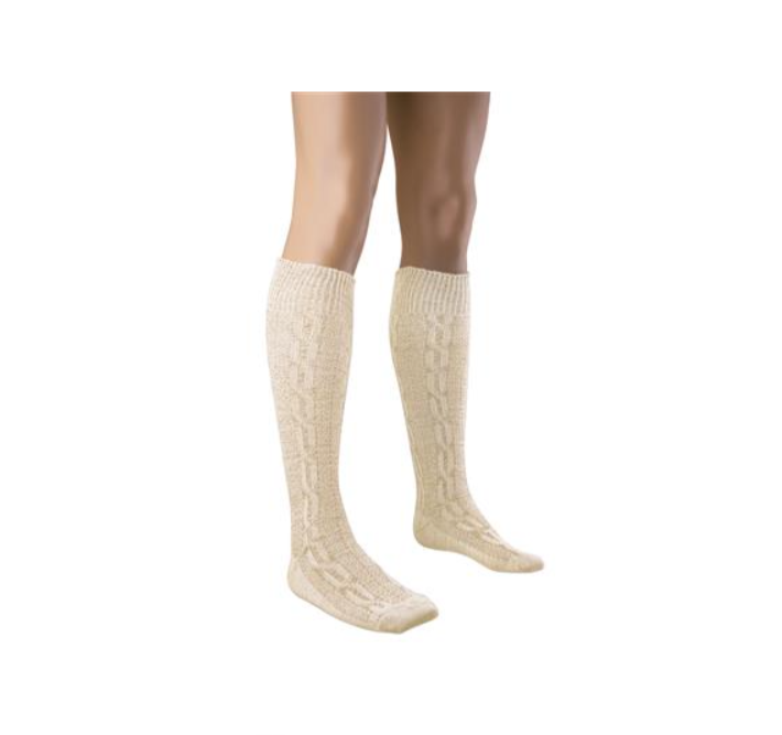 Chaussettes tirolien crème 40 cm