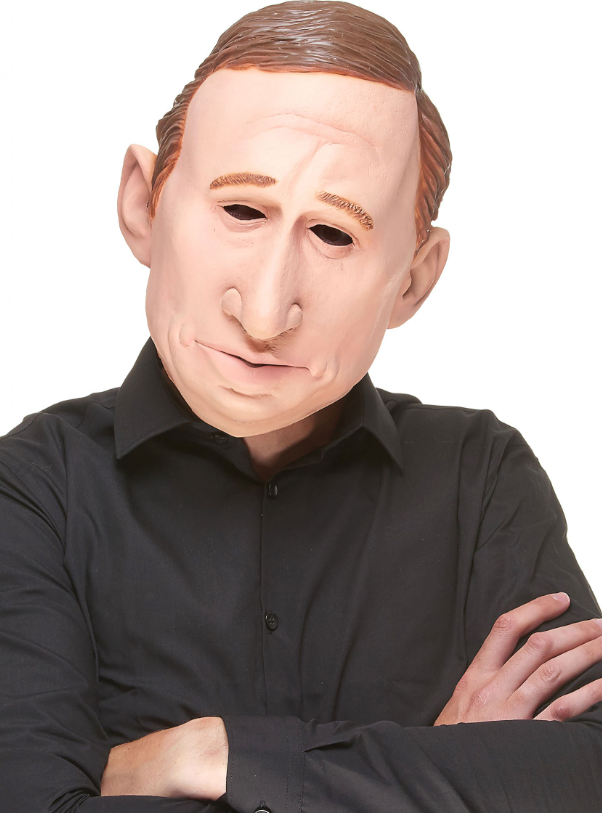 Masque humoristique en latex Vladimir adulte