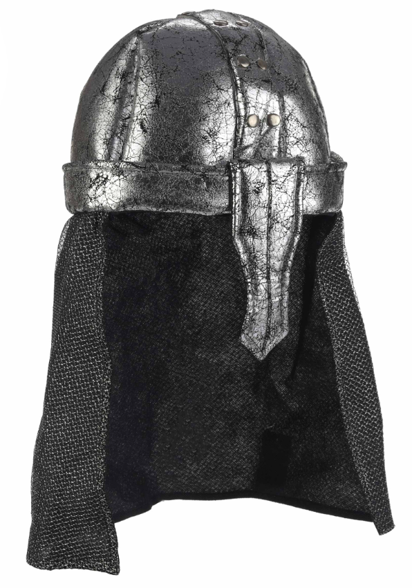 Casque chevalier guerrier souple adulte