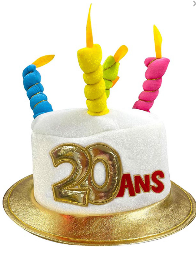 Chapeau Age 20 adulte