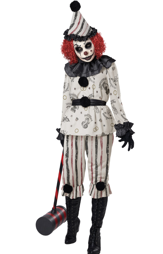Déguisement clown sinistre luxe adulte