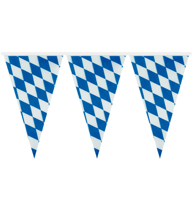 Guirlande fanions bavarois fête de la bière
