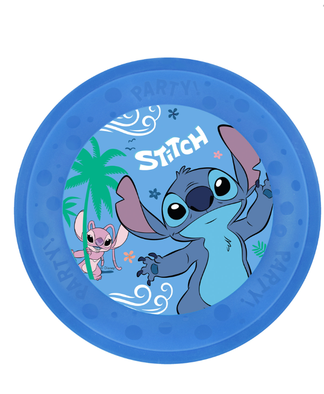 4 assiettes réutilisablse Stitch™ 21 cm