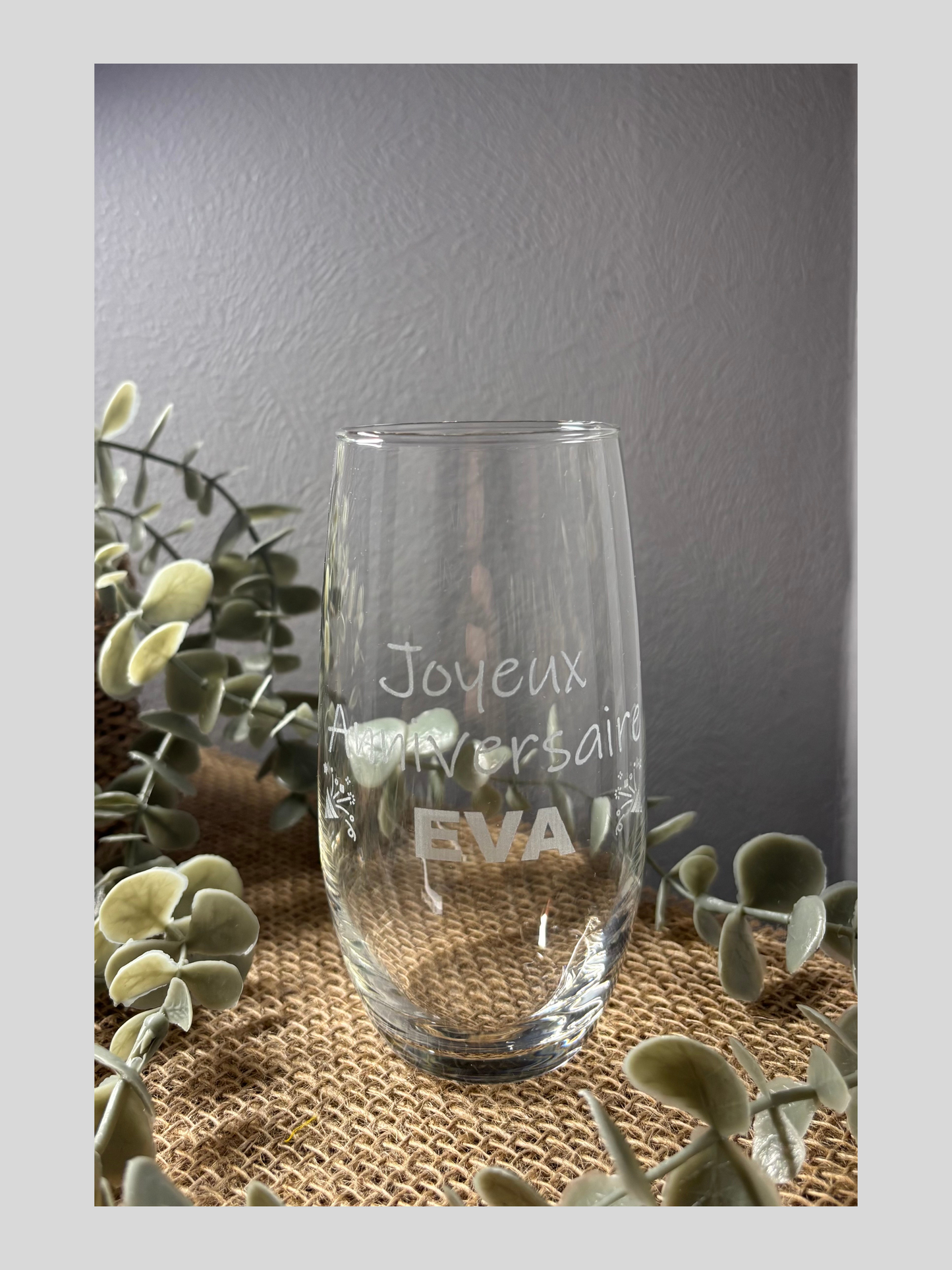 Verre a boisson gravure personnalisable
