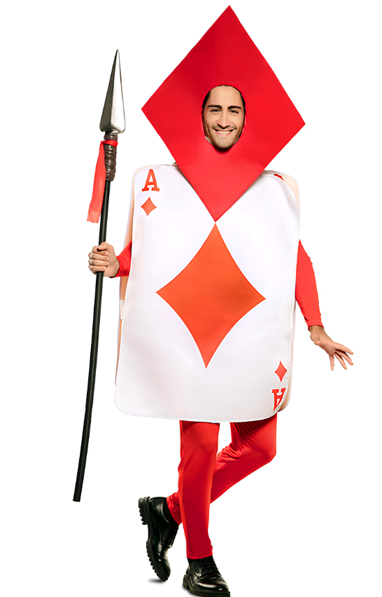 Déguisement As de carreau adulte