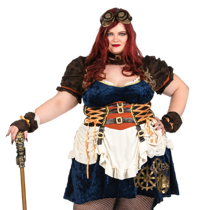 Déguisement rétro futuriste steampunk grande taille femme