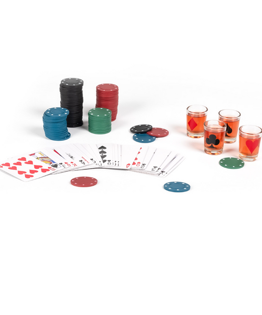Jeu d'apéro drinking poker