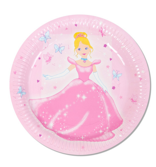 ASSIETTES 22CM PRINCESSE X6