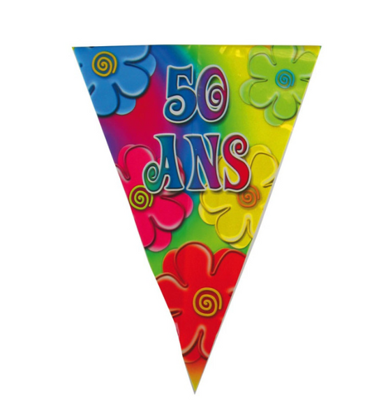 GUIRLANDE 50 ANS 4M