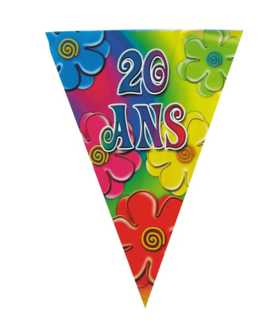 GUIRLANDE 20 ANS 4M