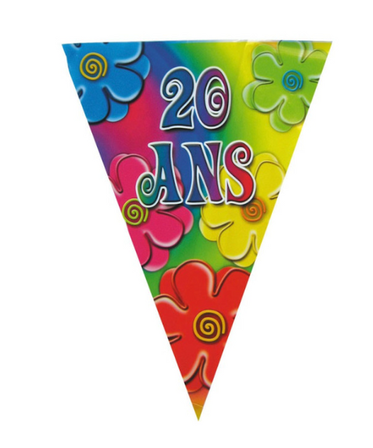 GUIRLANDE 20 ANS 4M