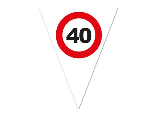 Fanions d'anniversaires 40 ans