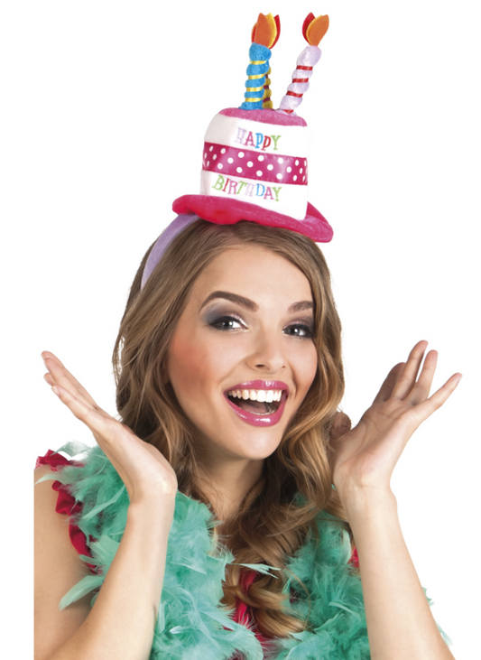 Serre-tête chapeau anniversaire adulte