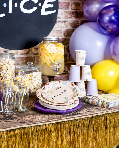 8 Assiettes en carton FSC® Friends™ 23 cm