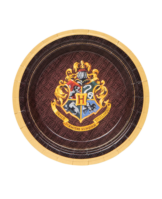 8 Petites assiettes en carton FSC® Harry Potter™ 18 cm