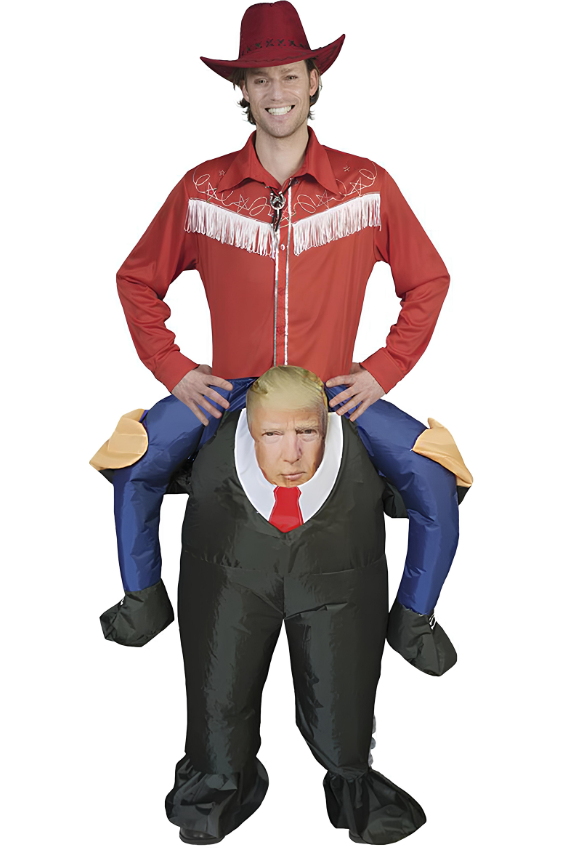 Déguisement gonflable président américain