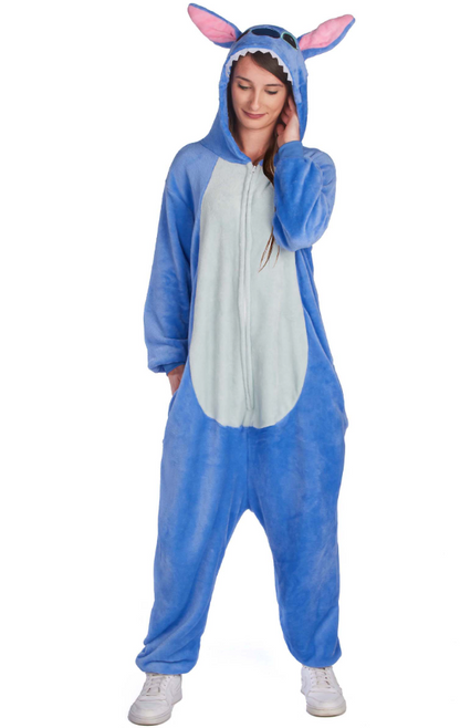 Déguisement créature extraterrestre bleue adulte