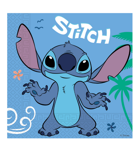 20 Serviettes en papier Stitch™ 33 x 33 cm