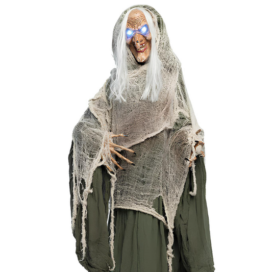 Décoration animée sonore et lumineuse Sorcière Andromeda 153 cm