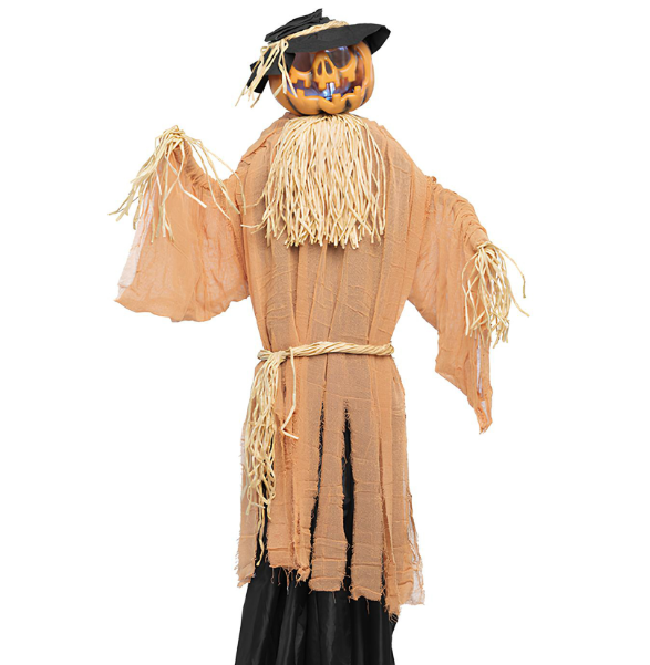 Décoration animée Citrouille maléfique 190 cm