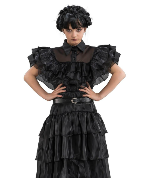 Déguisement Robe de bal Mercredi Addams Wednesday™ enfant