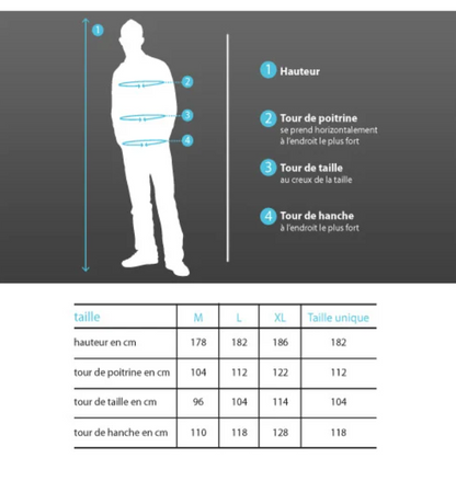 Déguisement Jogging Rétro Bleu Fluo Homme