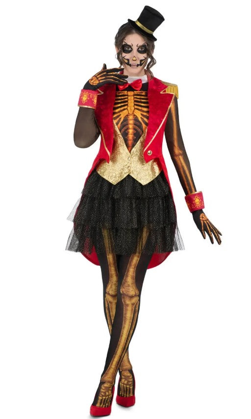 Déguisement Madame Loyal squelette femme