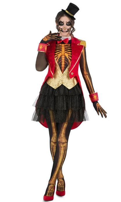 Déguisement Madame Loyal squelette femme