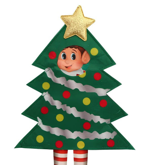 Déguisement sapin de Noël pour poupée lutin farceur