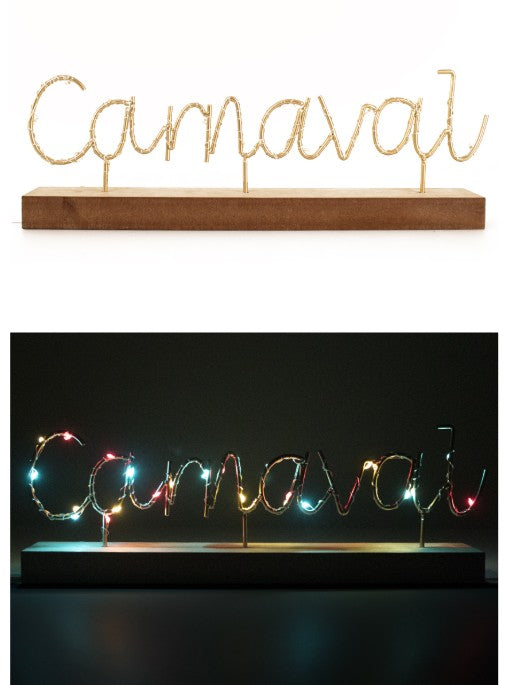 Décoration carnaval illuminé