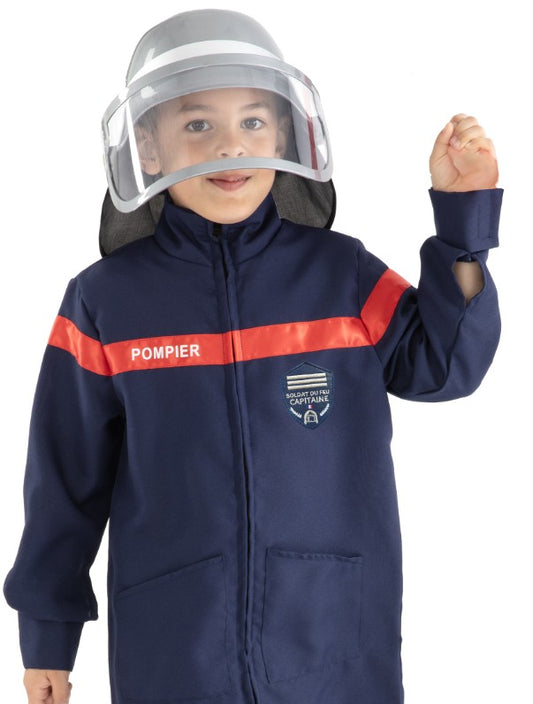 Set pompier veste et casque enfant