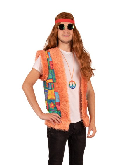 Veste sans manche hippie