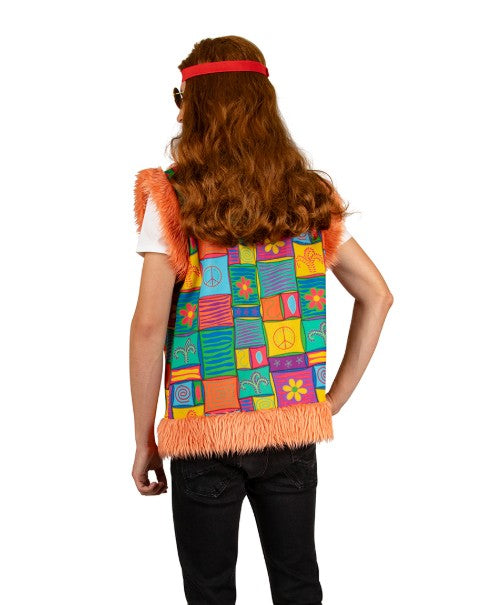 Veste sans manche hippie