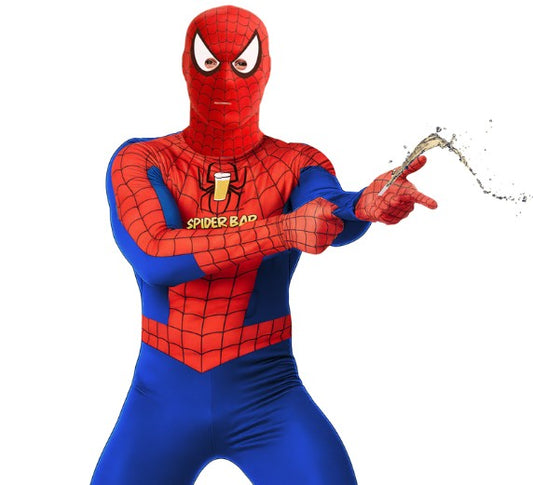 Déguisement Spiderbar avec lanceur de liquide adulte