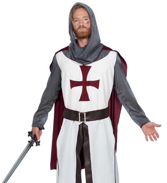 Déguisement chevalier templier luxe homme