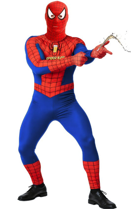 Déguisement Spiderbar avec lanceur de liquide adulte