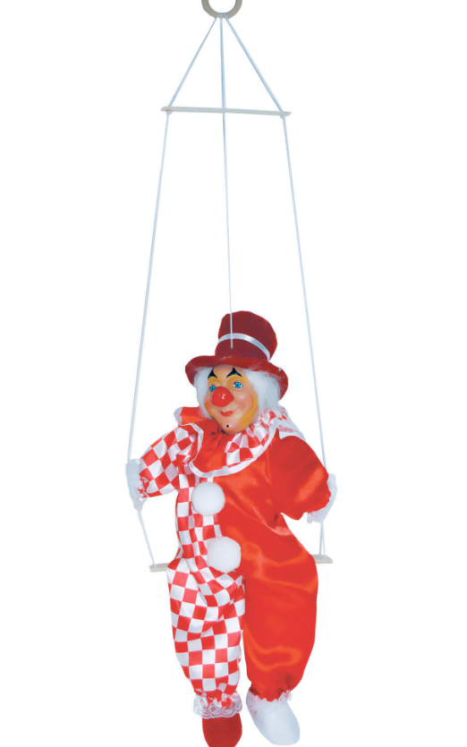 Clown sur balançoire